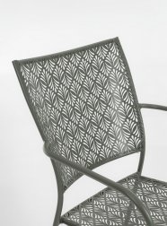 Кресло металлическое Garden Relax Lizette темно-оливковый