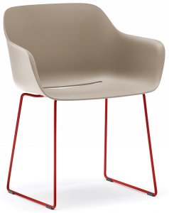 Babila XL Кресло пластиковое на полозьях
