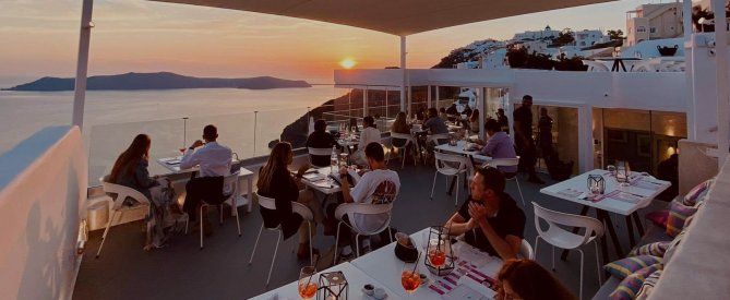 Onar Wine Bar, Санторини, Греция