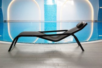 Шезлонг-лежак металлический Wellness