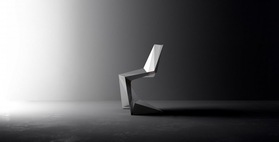 Стул пластиковый Vondom Voxel Basic белый