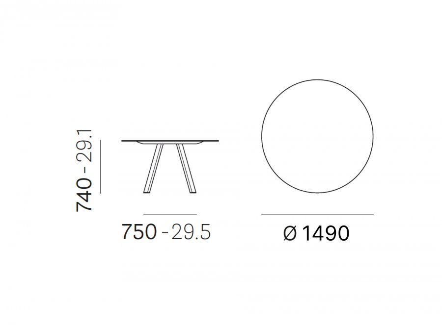 Стол ламинированный Arki-Table Compact