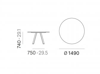 Стол ламинированный Arki-Table Compact