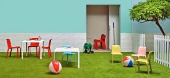 Стул пластиковый детский Snow Junior