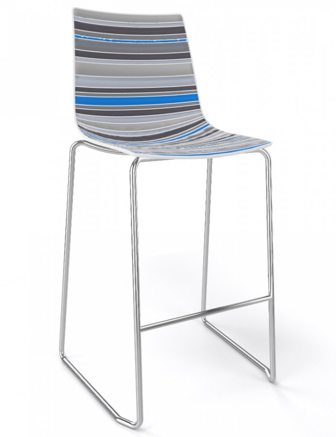 Стул пластиковый полубарный Gaber Colorfive ST 66