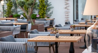 Столешница деревянная квадратная Teak