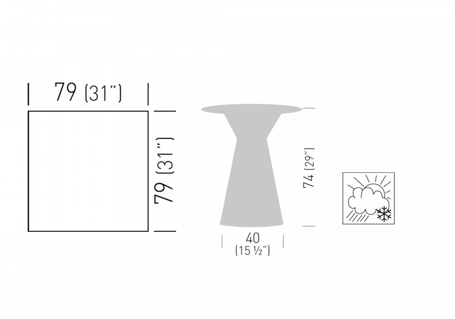Стол ламинированный Roller Table