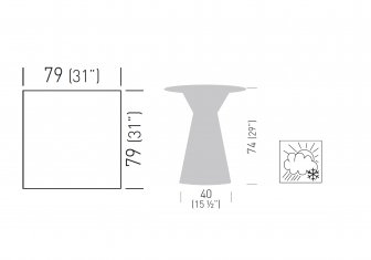 Стол ламинированный Roller Table
