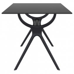 Стол пластиковый Air Table 140, черный, 1400х800х740 мм