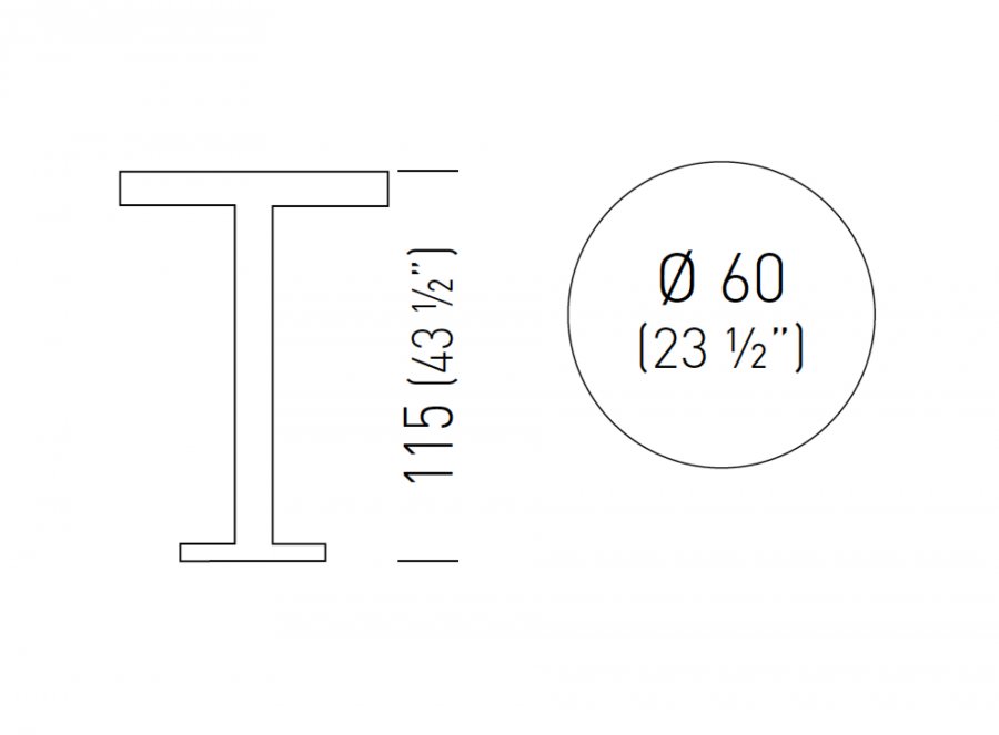 Стол пластиковый барный Tkitt BGA4K