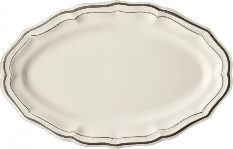 Блюдо овальное Filet Taupe