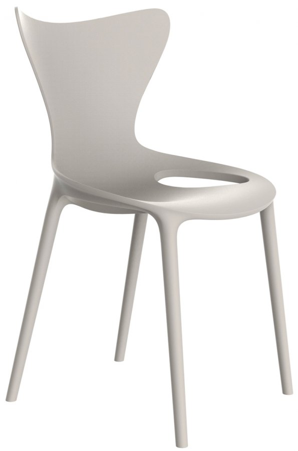 Стул пластиковый Vondom Love Basic слоновая кость