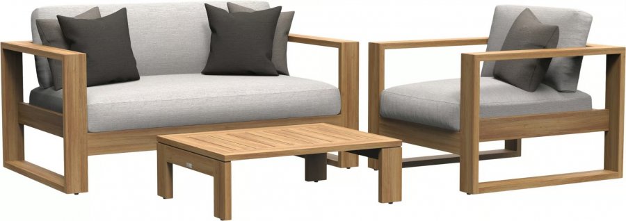 Диван двухместный с подушками Matisse Teak