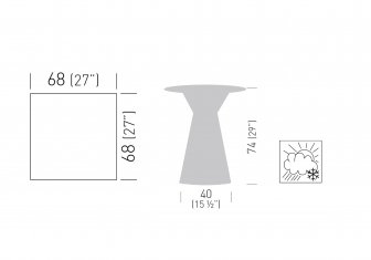 Стол ламинированный Roller Table