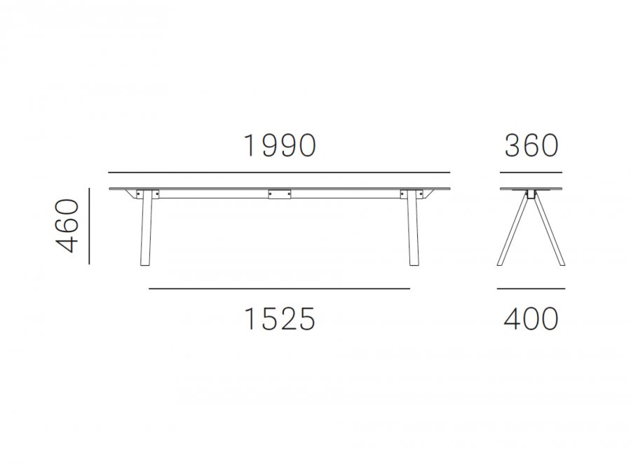 Скамейка ламинированная Arki-Bench