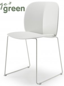 Mentha Go Green Стул пластиковый на полозьях