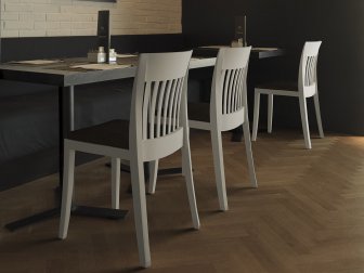 Стул пластиковый PAPATYA Eden-S белый