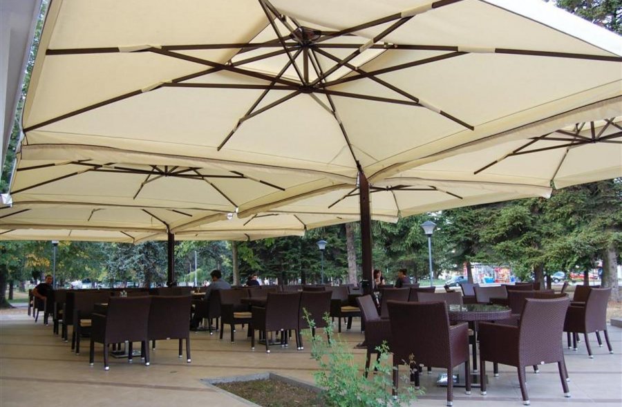 Зонт профессиональный многокупольный 5х5 м Collage