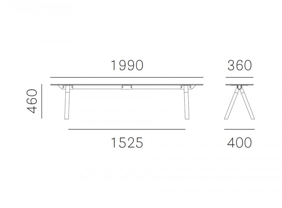Скамейка ламинированная Arki-Bench Wood