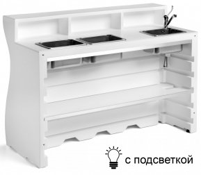 Стойка светящаяся барная с мойкой и ящиками для льда-thumbs-Фото1