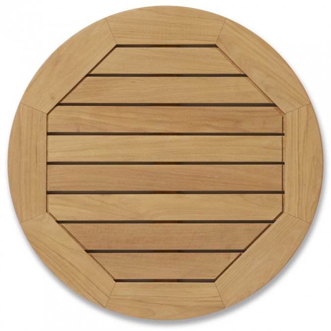 Столешница деревянная круглая Natural Teak