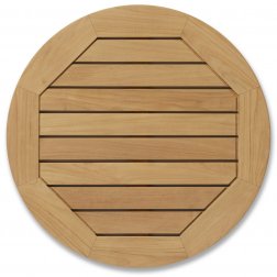 Столешница деревянная круглая Natural Teak