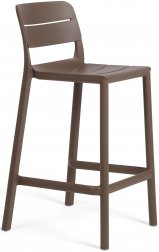 Стул пластиковый полубарный Cassia Stool Mini табак