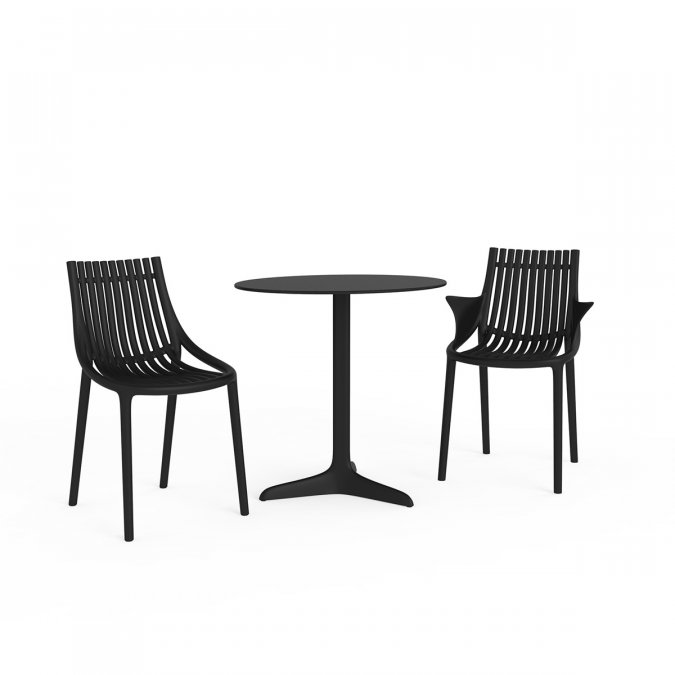 Стул пластиковый Vondom Ibiza Basic черный