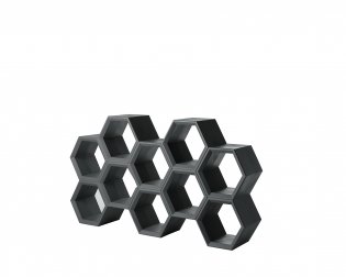 Стеллаж пластиковый книжный Hexa Pop