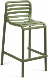 Стул пластиковый полубарный Doga Stool Mini агава