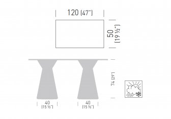 Стол ламинированный Roller Table