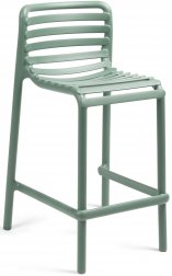 Стул пластиковый полубарный Doga Stool Mini мятный