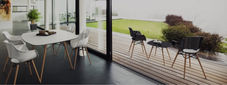 Кресло пластиковое Opal Wox Beech