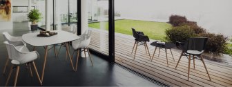 Кресло пластиковое Opal Wox Beech