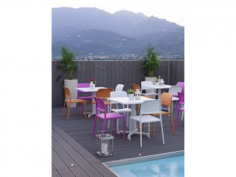 Стул пластиковый Nardi Riva Bistrot белый