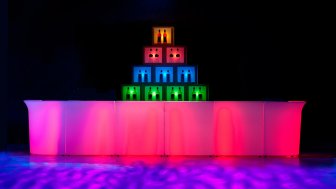 Куб открытый пластиковый светящийся Open Cube 45 Lighting