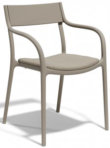 Madison Upholstered Кресло пластиковое с обивкой