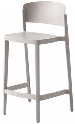 Стул пластиковый полубарный Gaber Abuela Stool 67 песочный