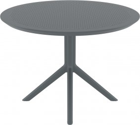 Стол пластиковый Sky Table Ø105, темно-серый, Ø1050х740 мм