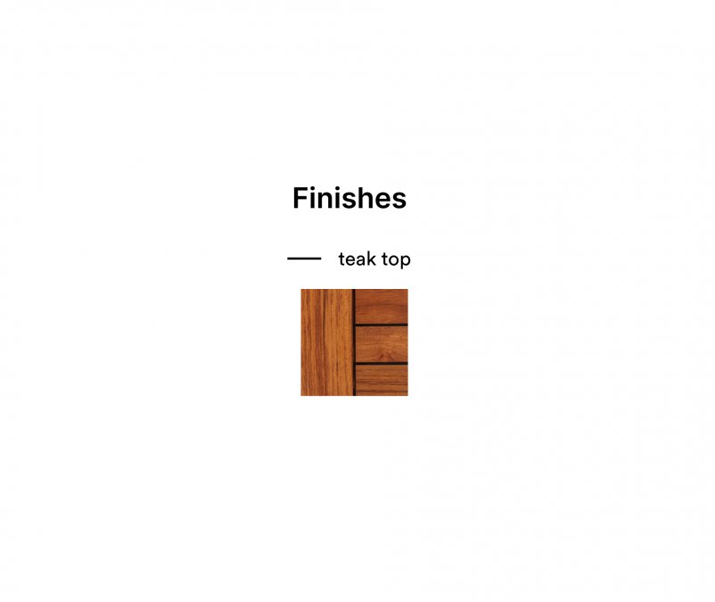 Столешница деревянная Teak