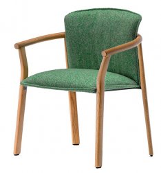 Кресло деревянное с подушкой Lamorisse Wood