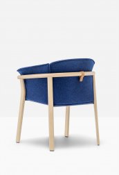 Кресло деревянное с подушкой Lamorisse Wood