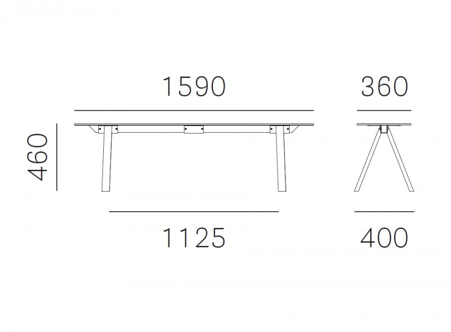 Скамейка ламинированная Arki-Bench