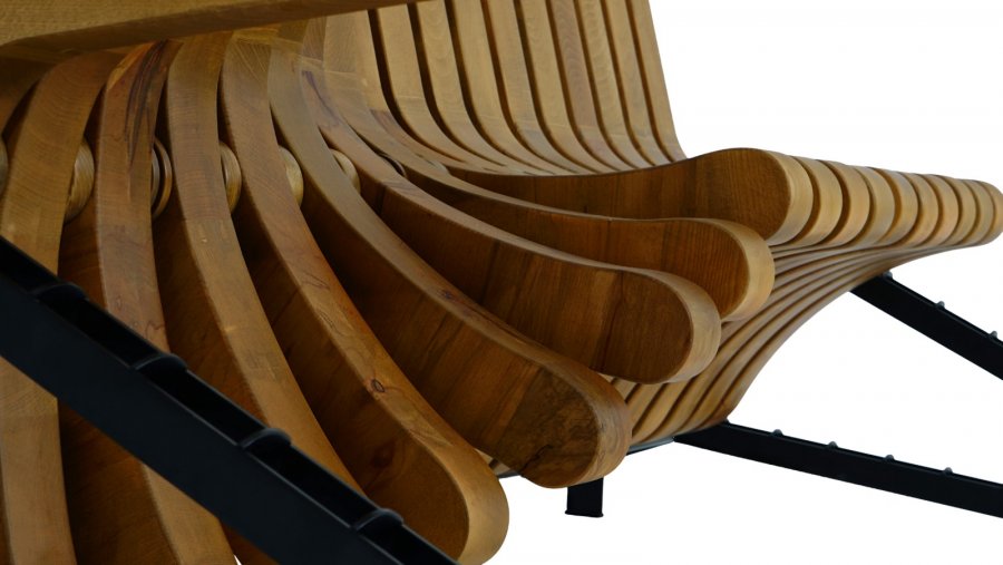 Скамья деревянная Piano