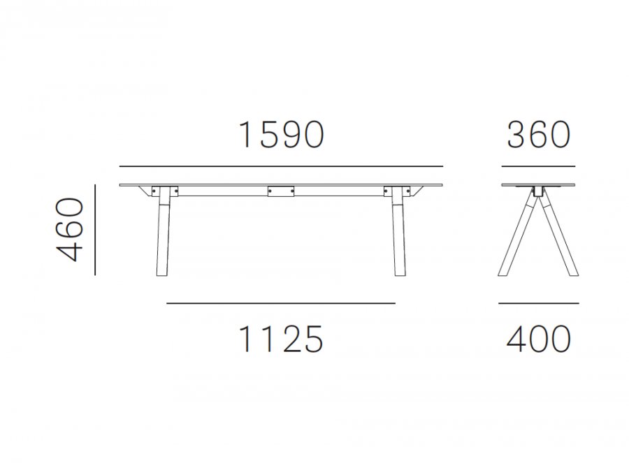 Скамейка ламинированная Arki-Bench Wood