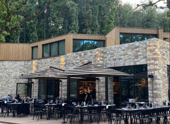 Зонт профессиональный двухкупольный 2.5х5 м Gemelli Split