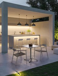 Кресло металлическое плетеное Garden Relax Linares бежевый