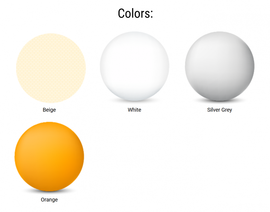 Стол пластиковый Mango, серебристый, 720х720х720 мм