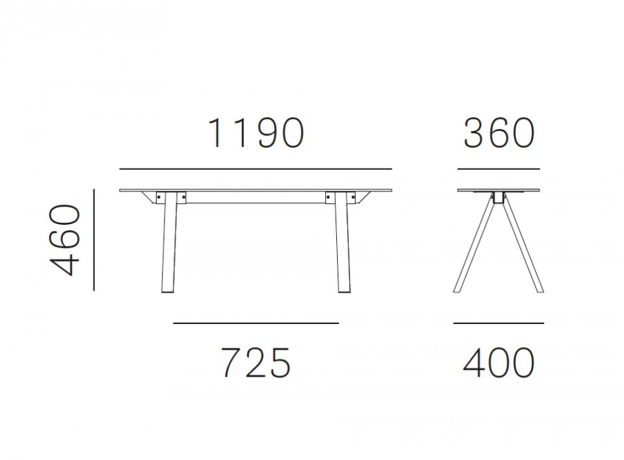 Скамейка ламинированная Arki-Bench