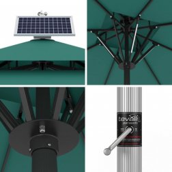 Зонт профессиональный 4х4 м Atlantic Solar